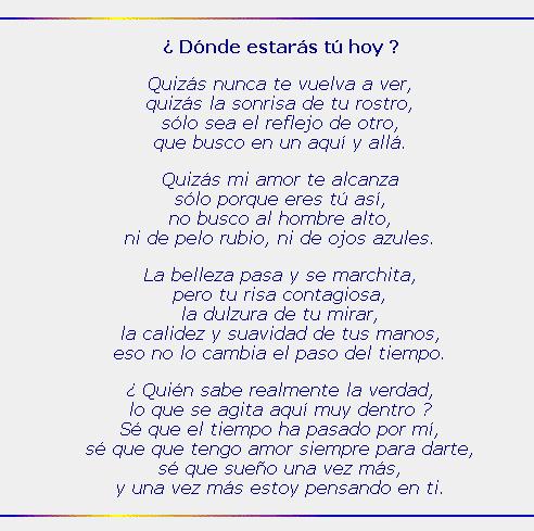 Donde Estaras...